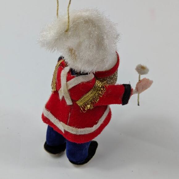 Vintage Drummer Boy Christmas Tree Ornaments Drum Major Soldier 50s MCM Holiday - Picture 10 of 16